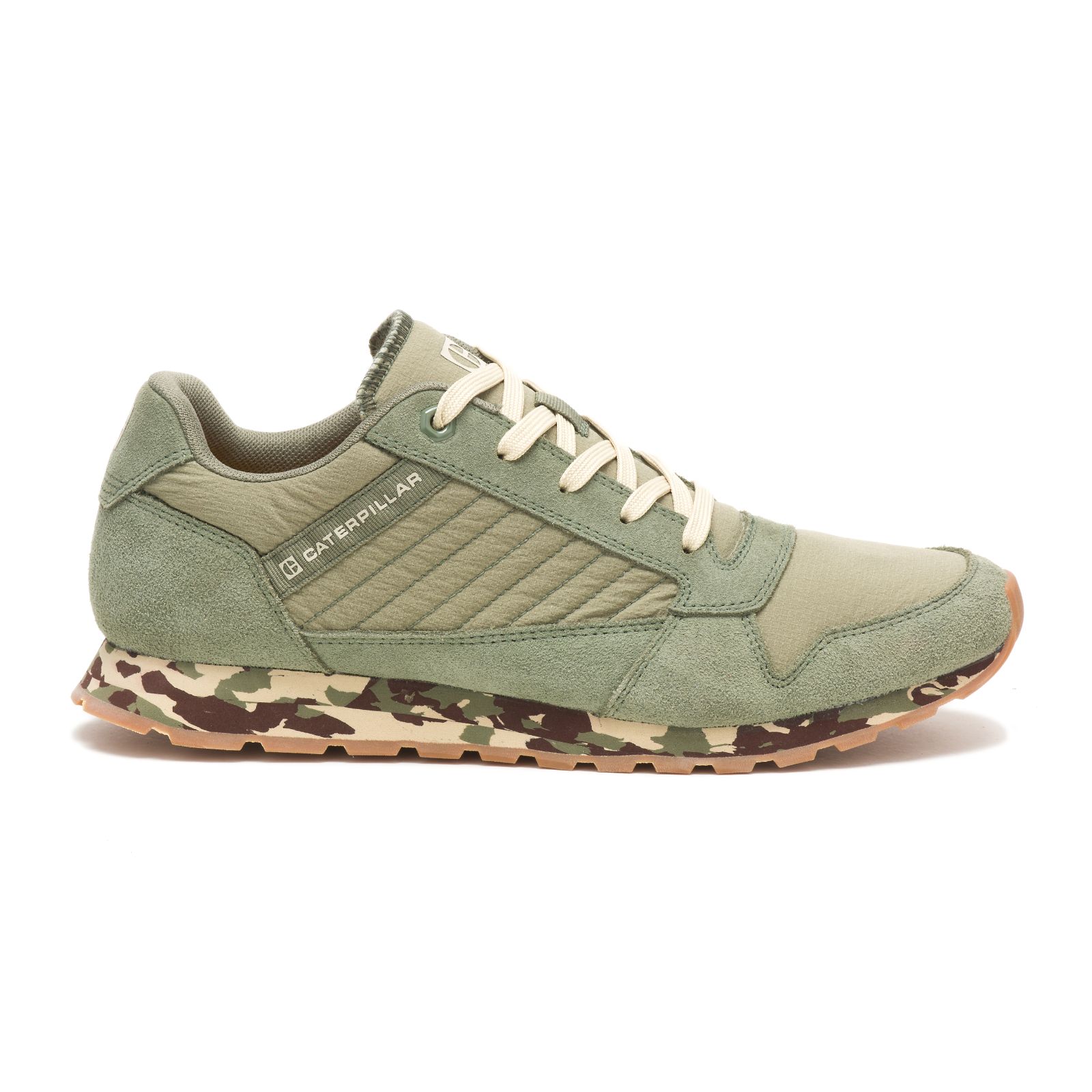 Men's Caterpillar Code Ventura Trainers Deep Green Ireland ZQOG40895